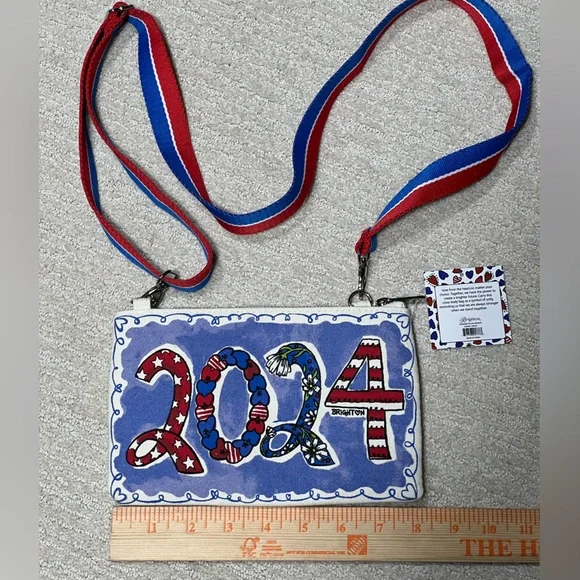 Brighton Election Day Cross Body Pouch Purse Designer Artwork 2024 NWT. - Picture 3 of 4